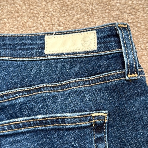 Adriano Goldschmied The Legging Ankle Mid Rise Skinny Raw Hem Jeans Size 29 - Picture 6 of 10